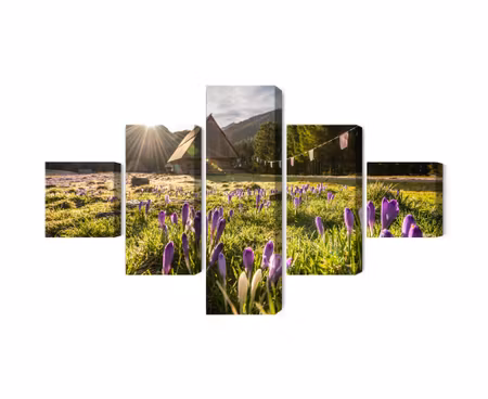 Canvastavla - Chocho?owska valley in the tatras 3d