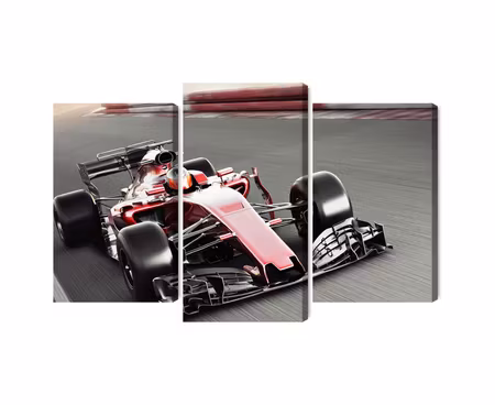 Canvastavla - Formula 1 car on the track