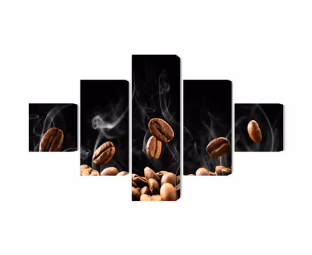 Canvastavla - Hot coffee beans
