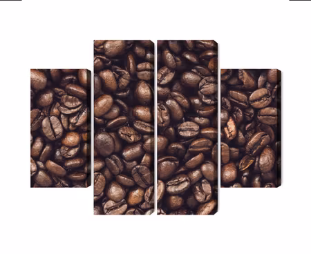 Canvastavla - Roasted coffee beans