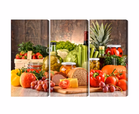 Canvastavla - Plank of plenty