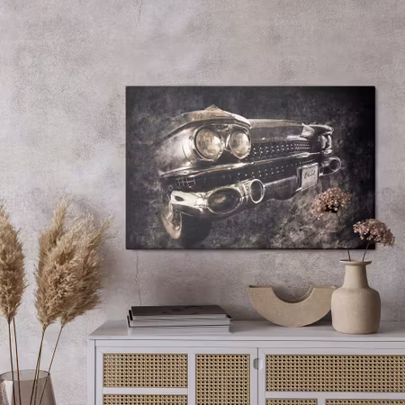 Canvastavla - American vintage car