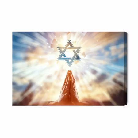 Canvastavla - Star of david