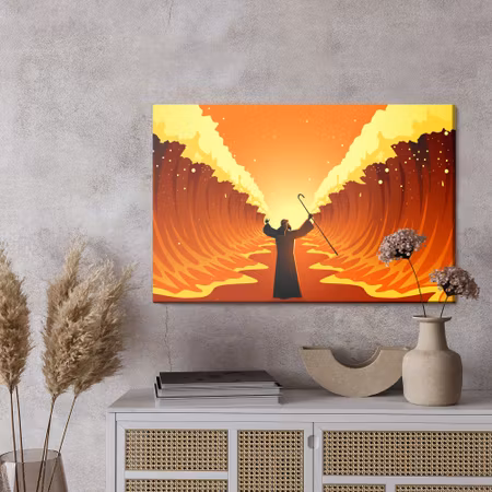 Canvastavla - The miracle at the red sea