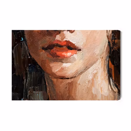 Canvastavla - Portrait of a young, dreamy girl with