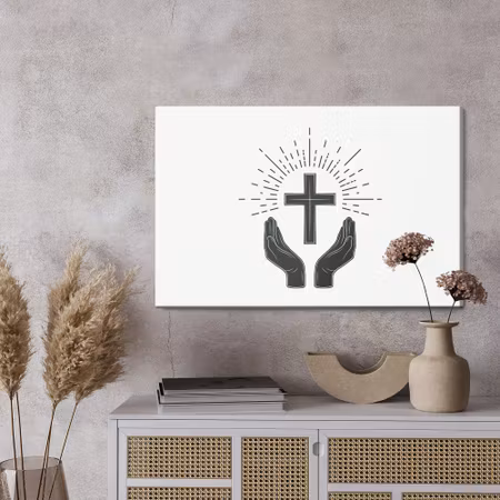 Canvastavla - Christian logo