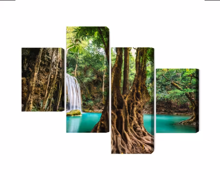 Canvastavla - Erawan waterfalls