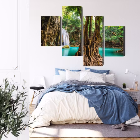 Canvastavla - Erawan waterfalls