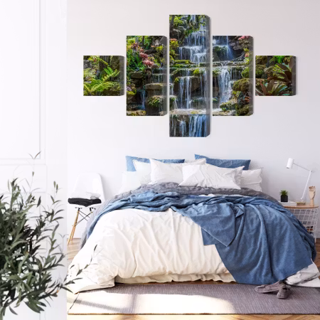 Canvastavla - Thai waterfall