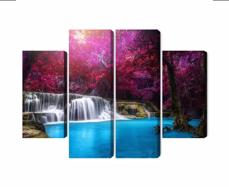 Canvastavla - Kanchanaburi waterfall