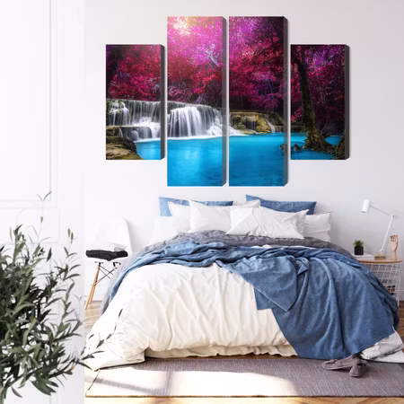 Canvastavla - Kanchanaburi waterfall