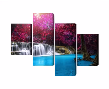 Canvastavla - Kanchanaburi waterfall