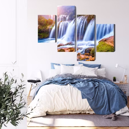 Canvastavla - Jiulong waterfall in luoping