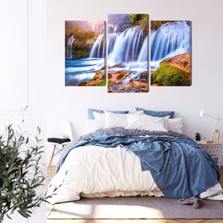 Canvastavla - Jiulong waterfall in luoping
