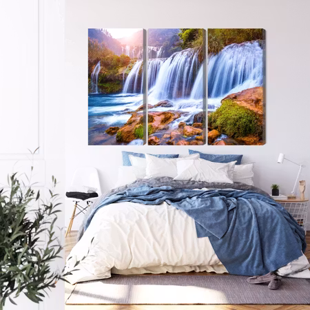 Canvastavla - Jiulong waterfall in luoping