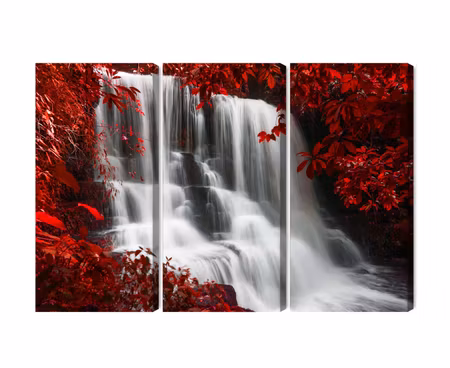 Canvastavla - Man daeng waterfall