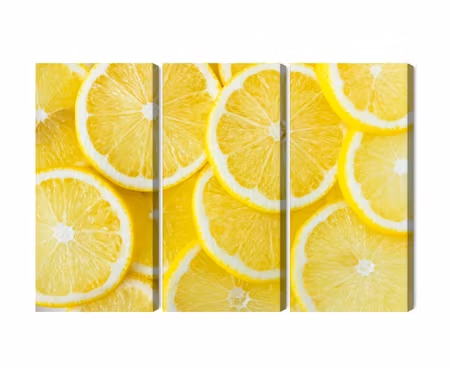 Canvastavla - Lemon slices
