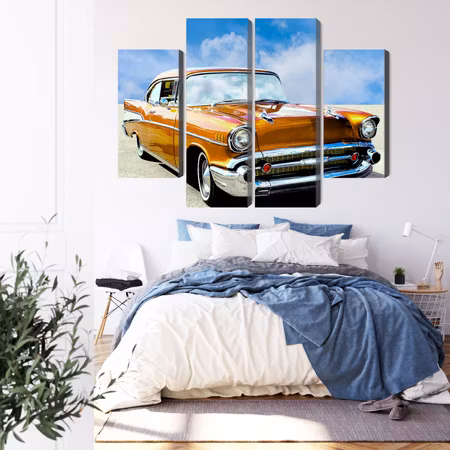 Canvastavla - American vintage car