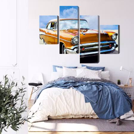 Canvastavla - American vintage car