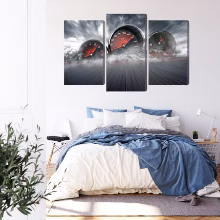 Canvastavla - High speed car counters