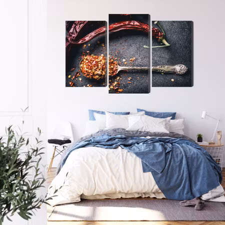 Canvastavla - Dried chili peppers