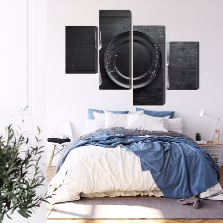 Canvastavla - Vintage tableware