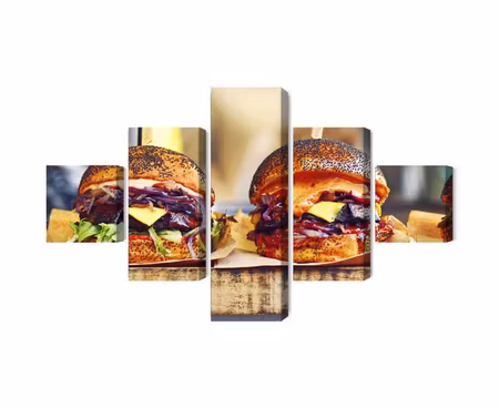 Canvastavla - Vegan burgers