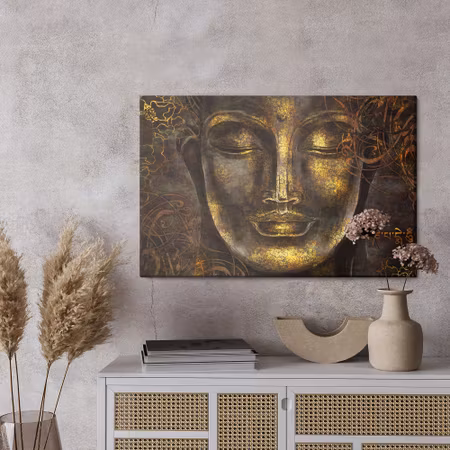 Canvastavla - Buddha portrait