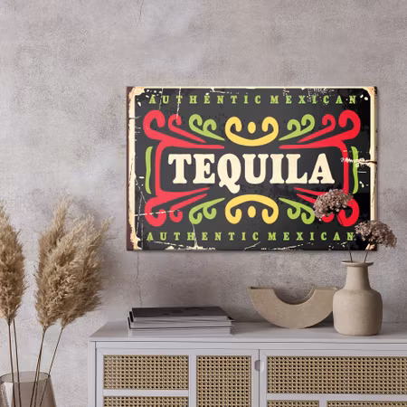 Canvastavla - Colorful vintage lettering