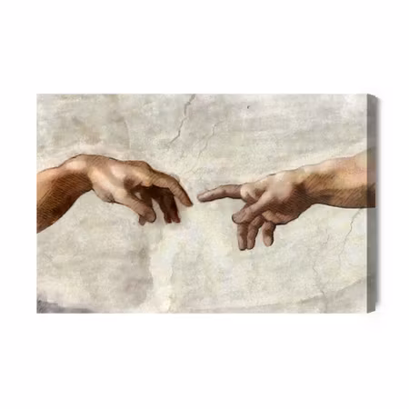 Canvastavla - Adam&#039;s painted creation