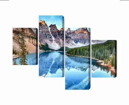 Canvastavla - Moraine Lake in banff national park,