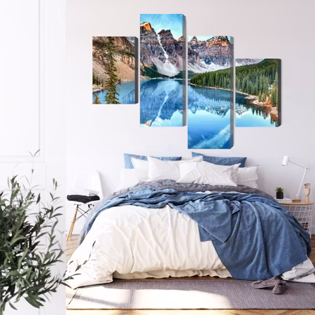 Canvastavla - Moraine Lake in banff national park,