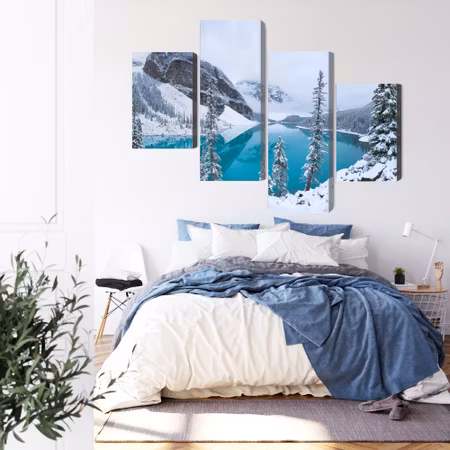 Canvastavla - Moraine Lake in winter