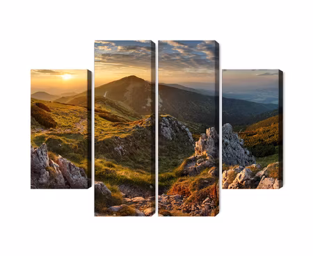 Canvastavla - Bread mountain peak in slovakia