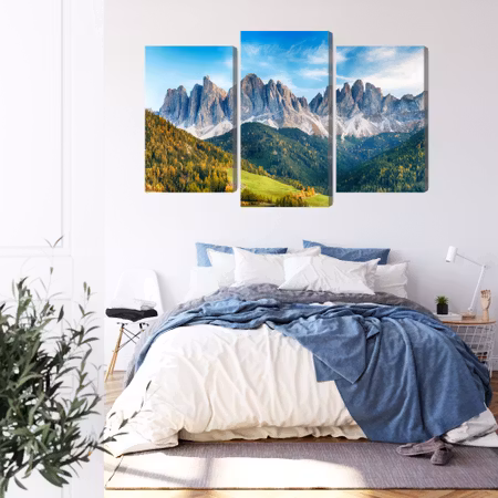 Canvastavla - Dolomites mountain range in Italy