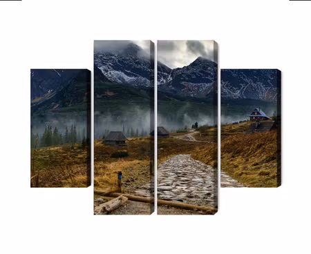 Canvastavla - Tatrza?ska hala g?sienicowa 3d