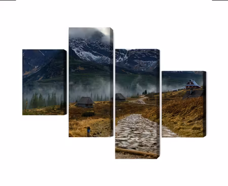 Canvastavla - Tatrza?ska hala g?sienicowa 3d