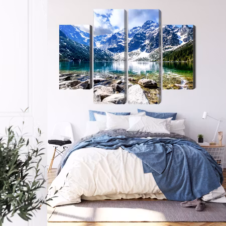 Canvastavla - Lake morskie oko 3d