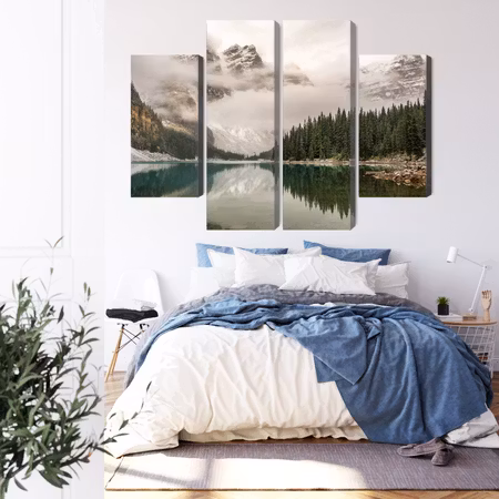 Canvastavla - Moraine Lake in banff national park,