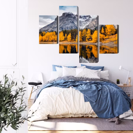 Canvastavla - Banff national park in Canada