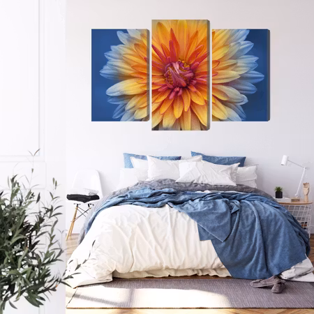 Canvastavla - Chrysanthemum flower close up 3d