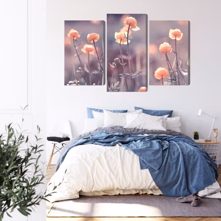 Canvastavla - Spring 3d flowers