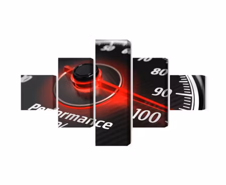 Canvastavla - Modern 3d counter