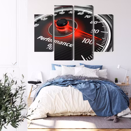 Canvastavla - Modern 3d counter