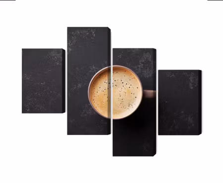 Canvastavla - A cup of fresh coffee