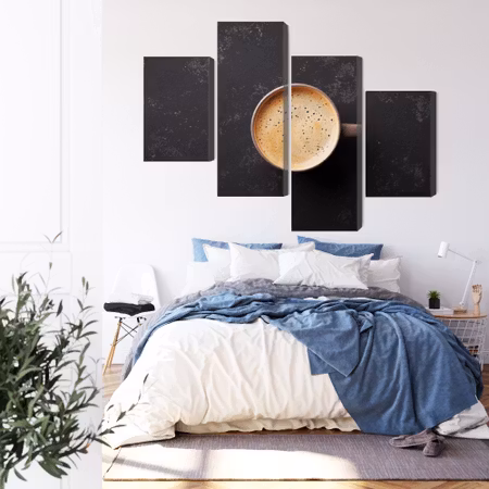 Canvastavla - A cup of fresh coffee