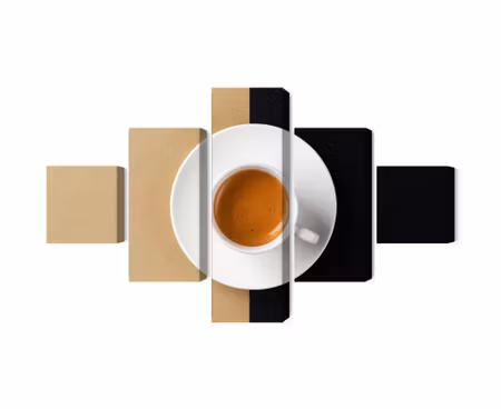 Canvastavla - A cup of italian coffee