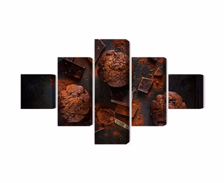 Canvastavla - Chocolate muffins
