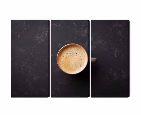 Canvastavla - A cup of fresh coffee