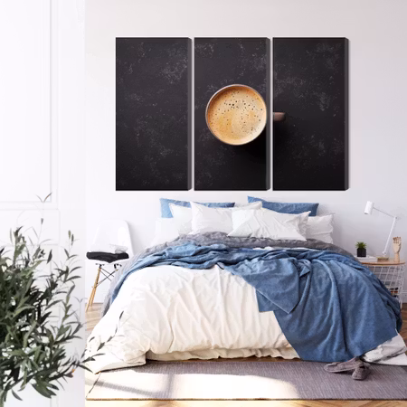 Canvastavla - A cup of fresh coffee